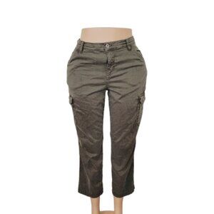 Kuhl Women's Olive Born In The Mountain Outdoor Hiking Cargo Pants Size 8 Reg